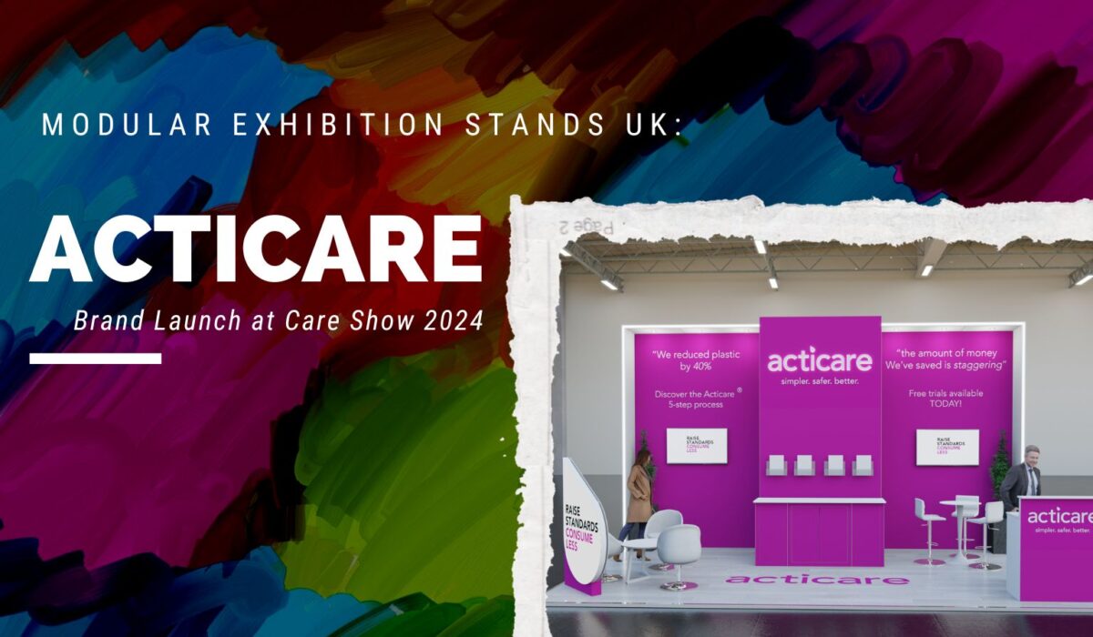 Modular Exhibition Stands UK: Acticare’s Brand Launch at Care Show 2024
